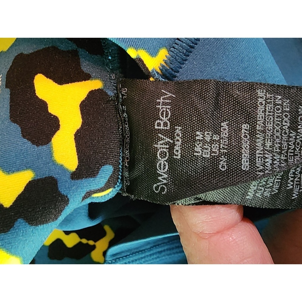 Sweaty Betty Power Ultra Sculpt High Waist 7/8 Workout Leggings Leopard Teal 8 - Picture 7 of 7